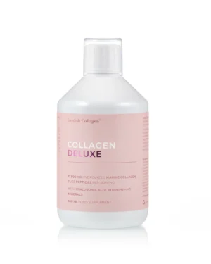 Colagen Deluxe (din Pește) - Lichid, Hidrolizat Tip 1 și 3 cu 12.500mg + Acid Hialuronic 75 mg + Biotină 5000 mcg + MSM + Zinc + Siliciu + Vitamine – 500 ml 5 Colagen Deluxe – Colagen Marin Hidrolizat Lichid cu 12.500 mg – Sticlă cu 500 ml