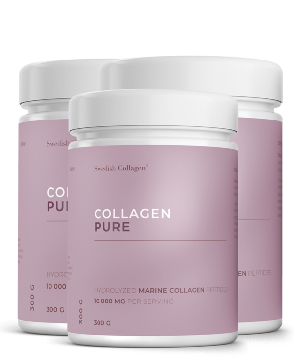 Collagen Pure – Colagen Marin Hidrolizat Pulbere cu 10.000 mg per Doză Zilnică – Oferta 3 cutii