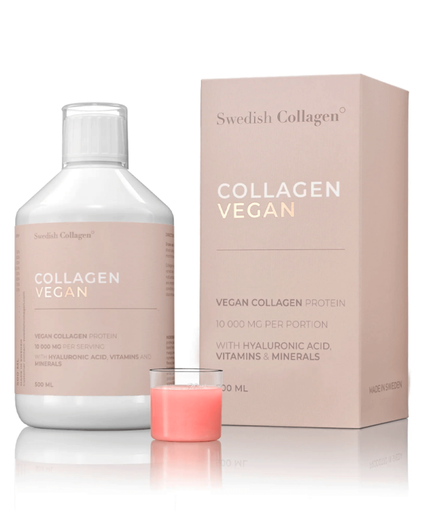 Colagen Vegan Lichid cu 10.000 mg + Acid Hialuronic + Biotină + MSM + Zinc + Siliciu + Seleniu + Vitamine – 500 ml