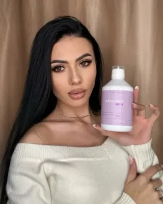 Colagen Hair - Formula Speciala pentru Par - Lichid, Hidrolizat Tip 1 si 3 cu 2500 mg (din Peste) + Acid Hialuronic 100 mg + Retinol 800 mcg + Biotina 5000 mcg + Ashwagandha 100 mg + Coenzima Q10 + MSM + Siliciu + Zinc + Vitamine - 500 ml