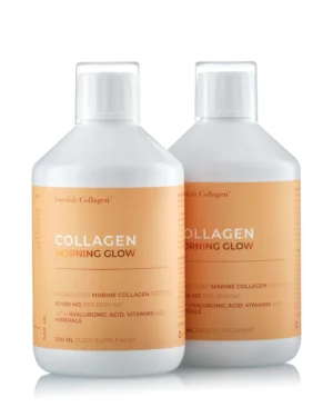 Colagen Morning Glow (din Peste) - Lichid, Hidrolizat Tip 1 si 3 cu 10.000 mg - Oferta 2 Sticle