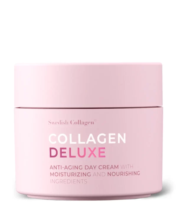 Crema de zi Colagen Deluxe cu Retinol, Acid Hialuronic, Colagen Marin, Vitamina E, Unt de Shea, Ulei de Jojoba, Aloe Vera