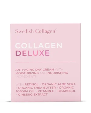 Crema de zi Colagen Deluxe cu Retinol, Acid Hialuronic, Colagen Marin, Vitamina E, Unt de Shea, Ulei de Jojoba, Aloe Vera