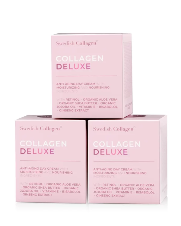 Crema de zi Colagen Deluxe cu Retinol - Oferta 3 Cutii