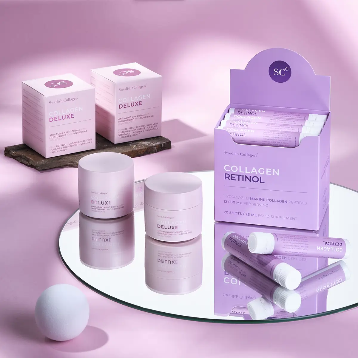 Colagen Retinol - Crema de noapte si zi Colagen Deluxe