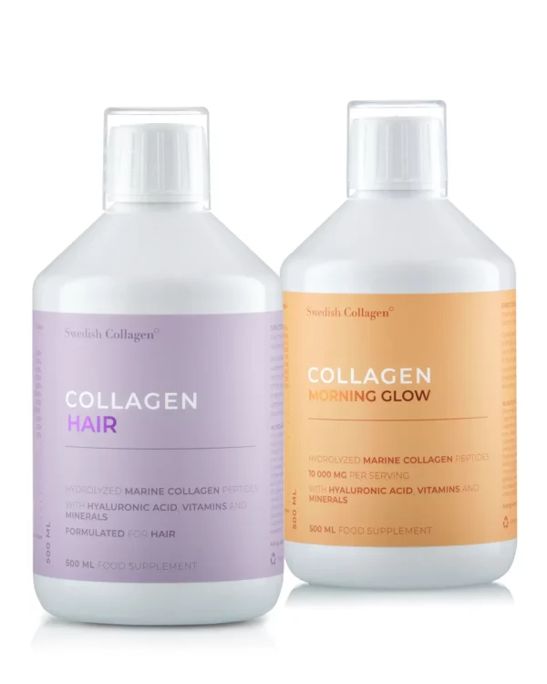 Pachet Glow and Grow cu Colagen Morning Glow si Colagen Hair