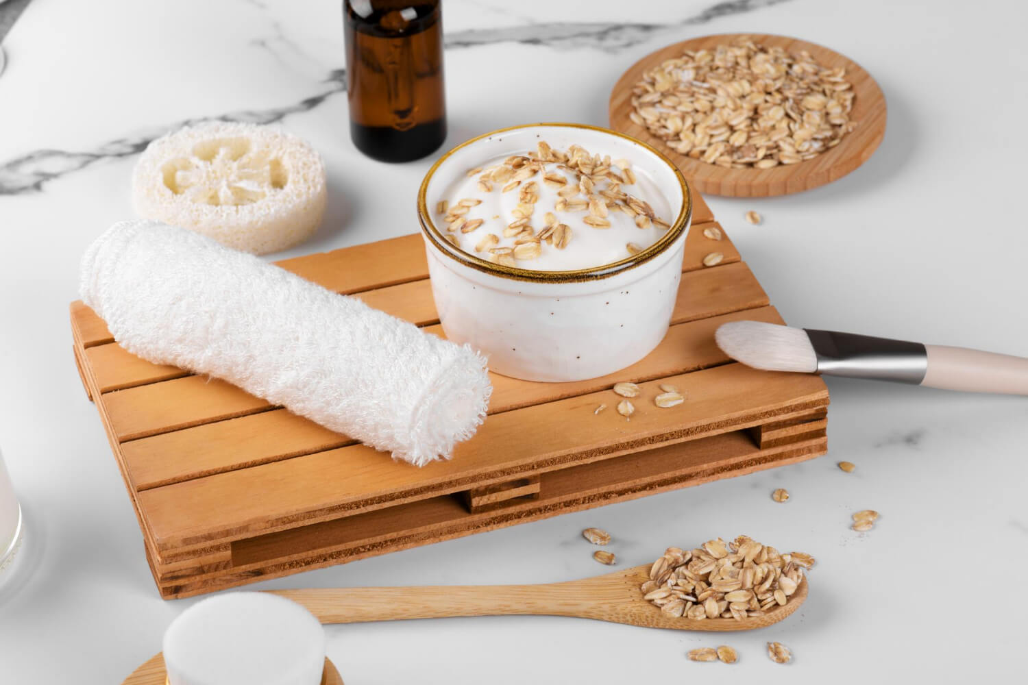 exfoliant cu ovaz