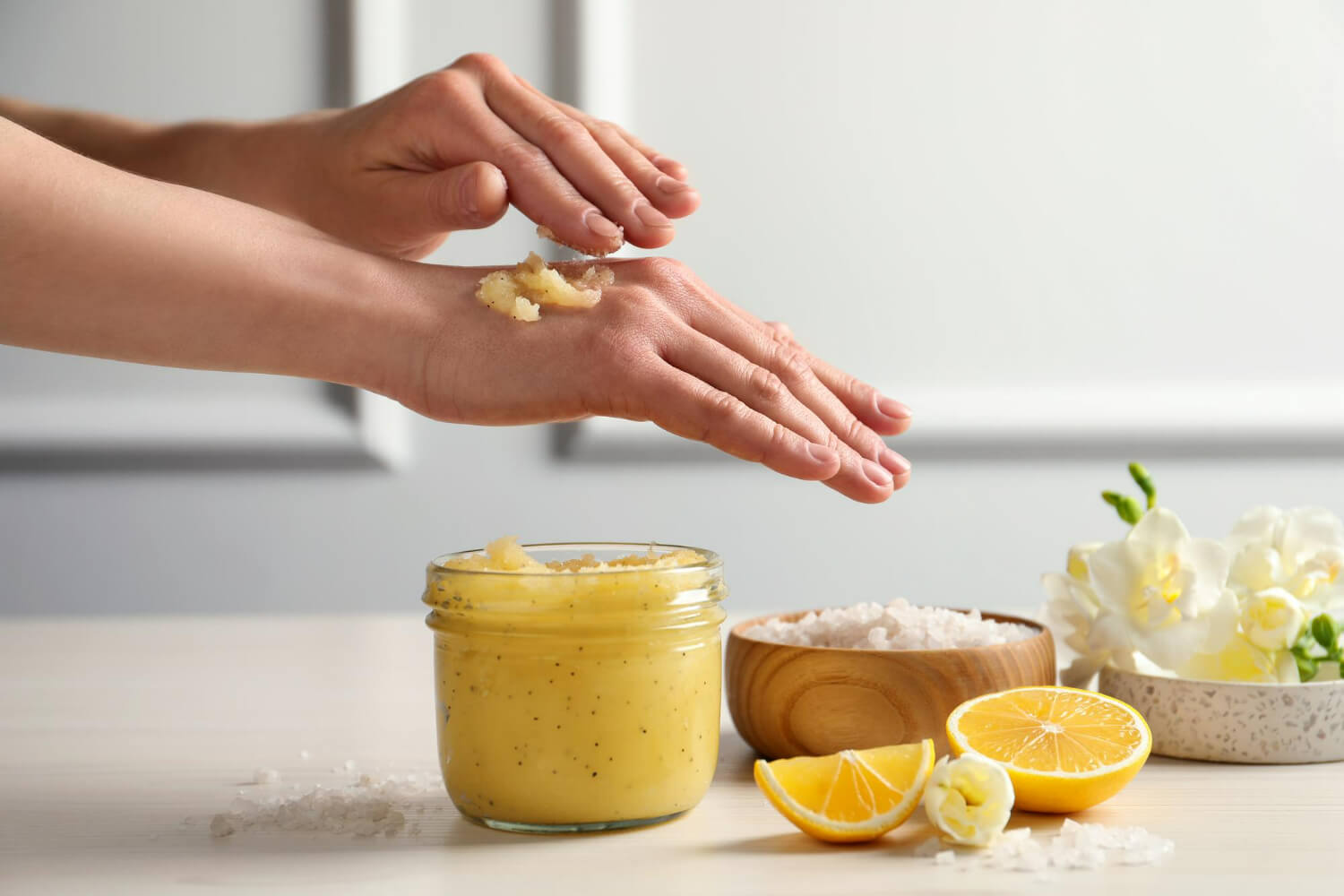 exfoliant cu lamaie
