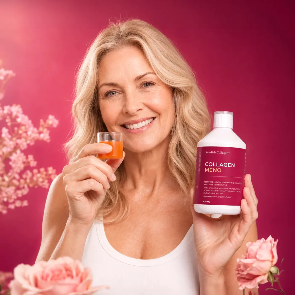 Colagen Meno - Colagen Marin Hidrolizat Lichid Tip 1 si 3 cu12.000 mg pentru Menopauza - 500 ml Colagen Meno - Colagen Marin Hidrolizat Lichid Tip 1 si 3 cu12.000 mg pentru Menopauza - 500 ml