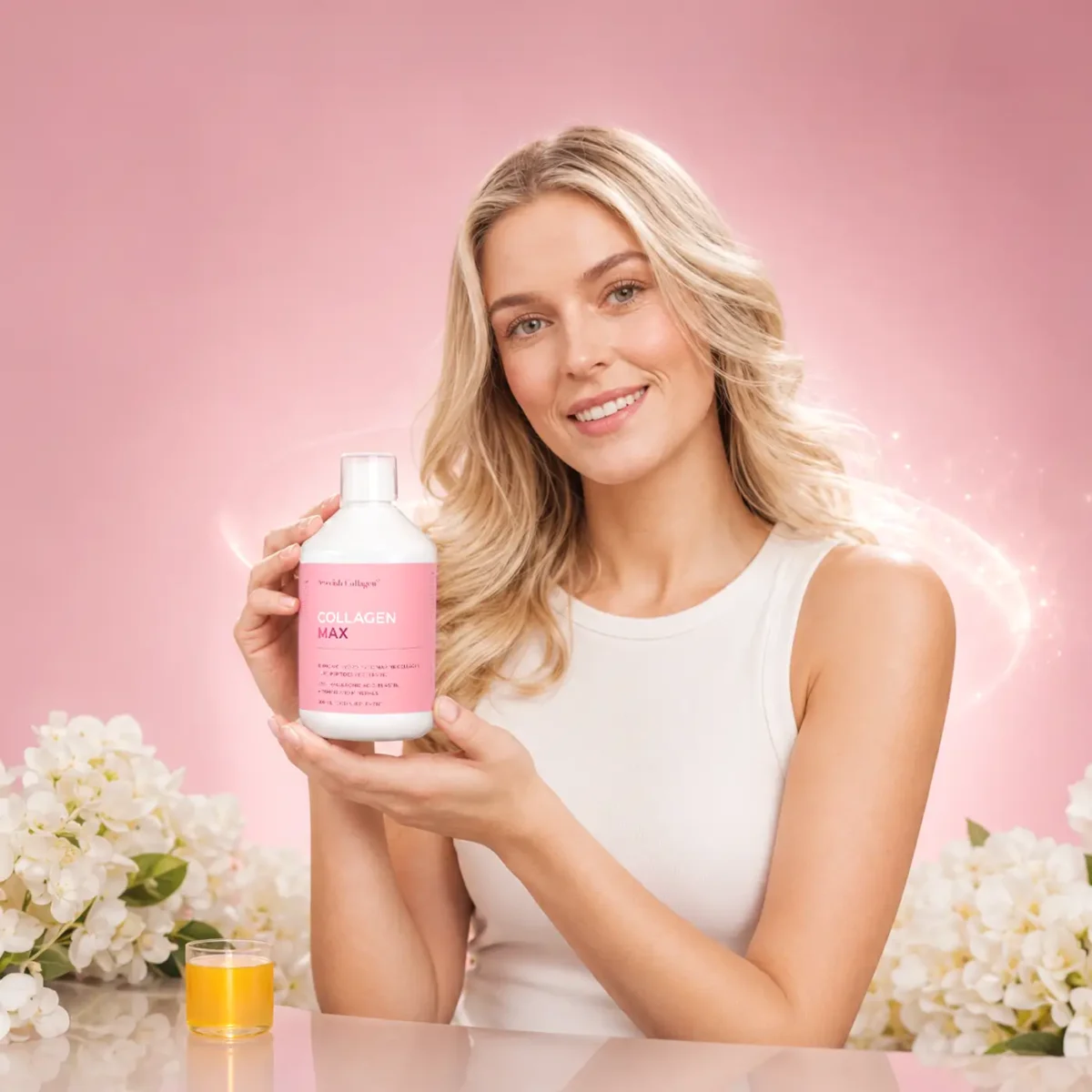 Collagen Max - Colagen Marin Hidrolizat Lichid 15.000 mg - Sticla 500 ml