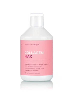 Collagen Max - Colagen Marin Hidrolizat Lichid 15.000 mg Tip 1 și 3 - Sticla 500 ml Swedish Collagen