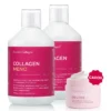 Pachet Menopauză - 2 sticle × Colagen Meno + Cadou Crema de Zi cu Retinol Deluxe