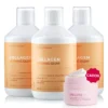 Pachet Rutina de Dimineață - 3 sticle × Colagen Morning Glow + Cadou Crema de Zi cu Retinol Deluxe
